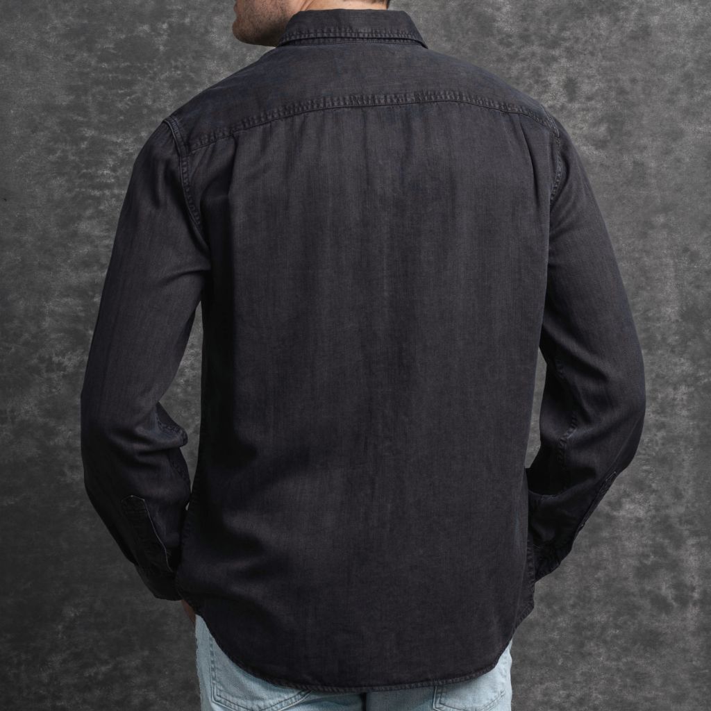 Chambray Workshirt | Black - Image 7