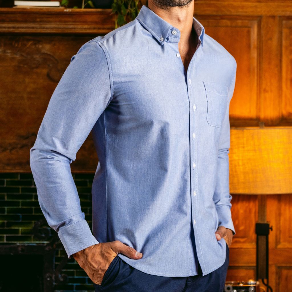 Oxford Shirt | Indigo - Image 5