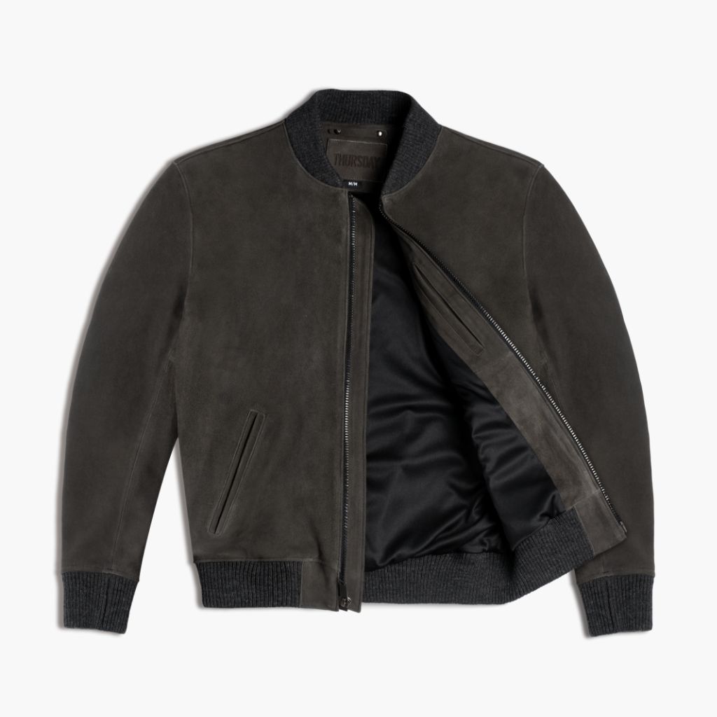 Bomber Jacket | Dark Grey - Image 5