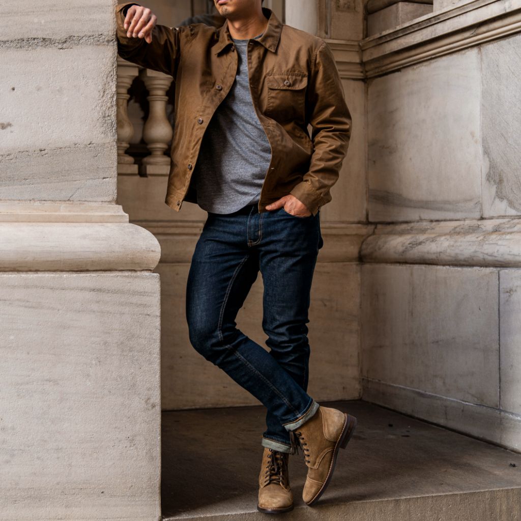 Waxed Canvas Field Jacket | Coyote - Image 3