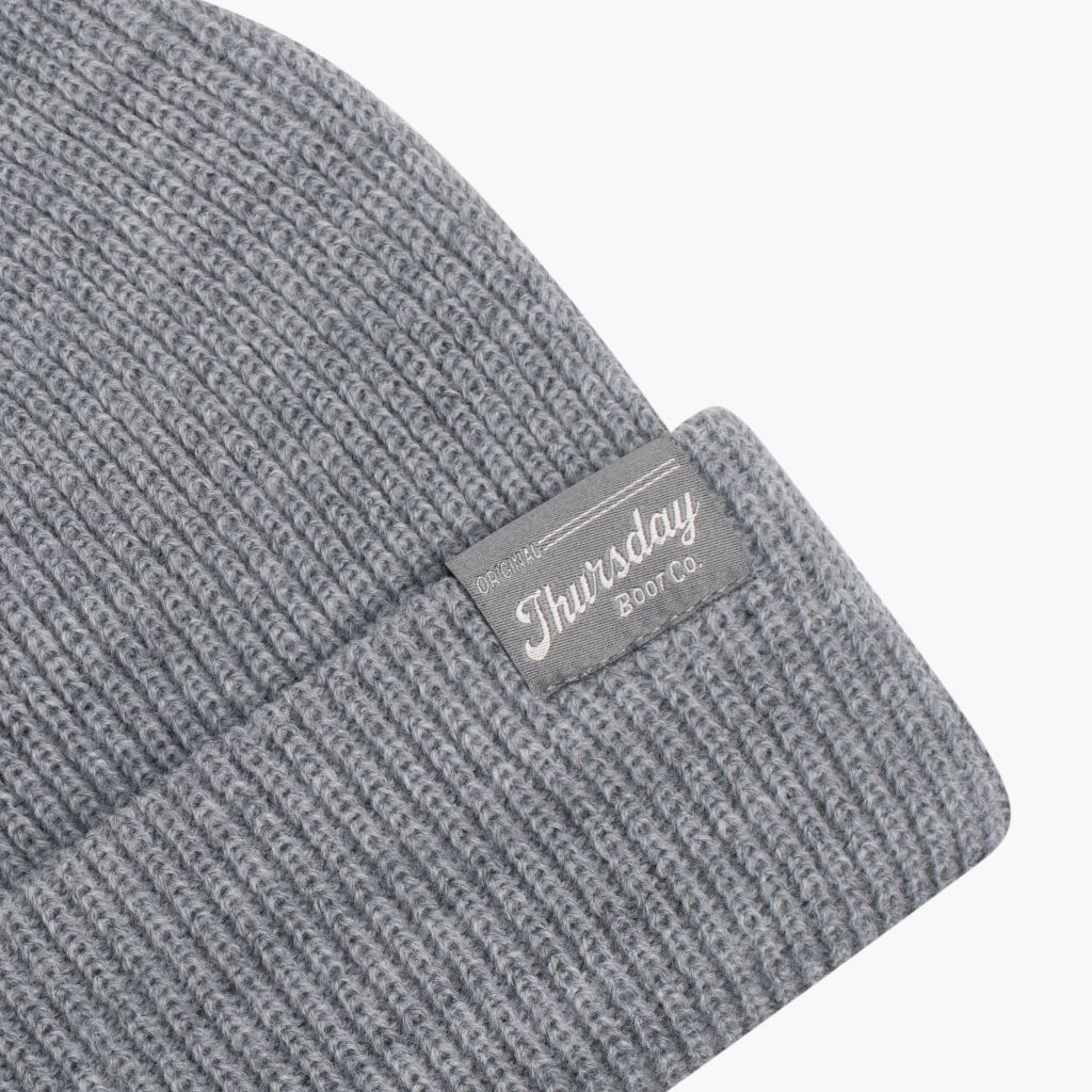 Men's Beanie | Heather Grey - Image 3