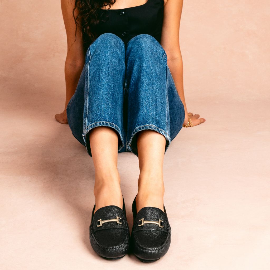 Driving Loafer | Black & Gold - Image 7