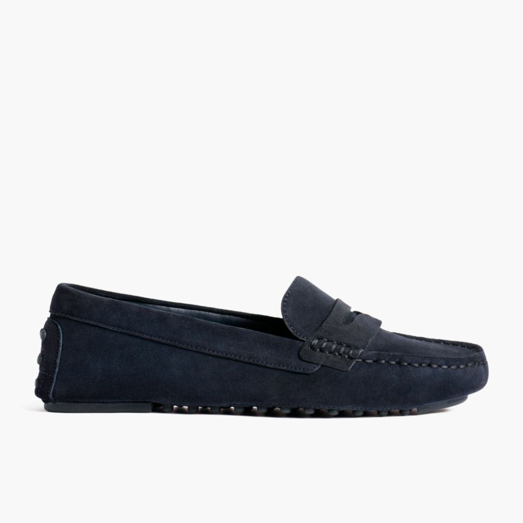 Driving Loafer | Navy Suede - Image 2