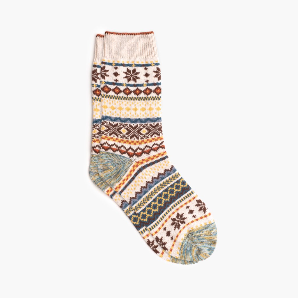 Women's Norwegian Sock | Cream