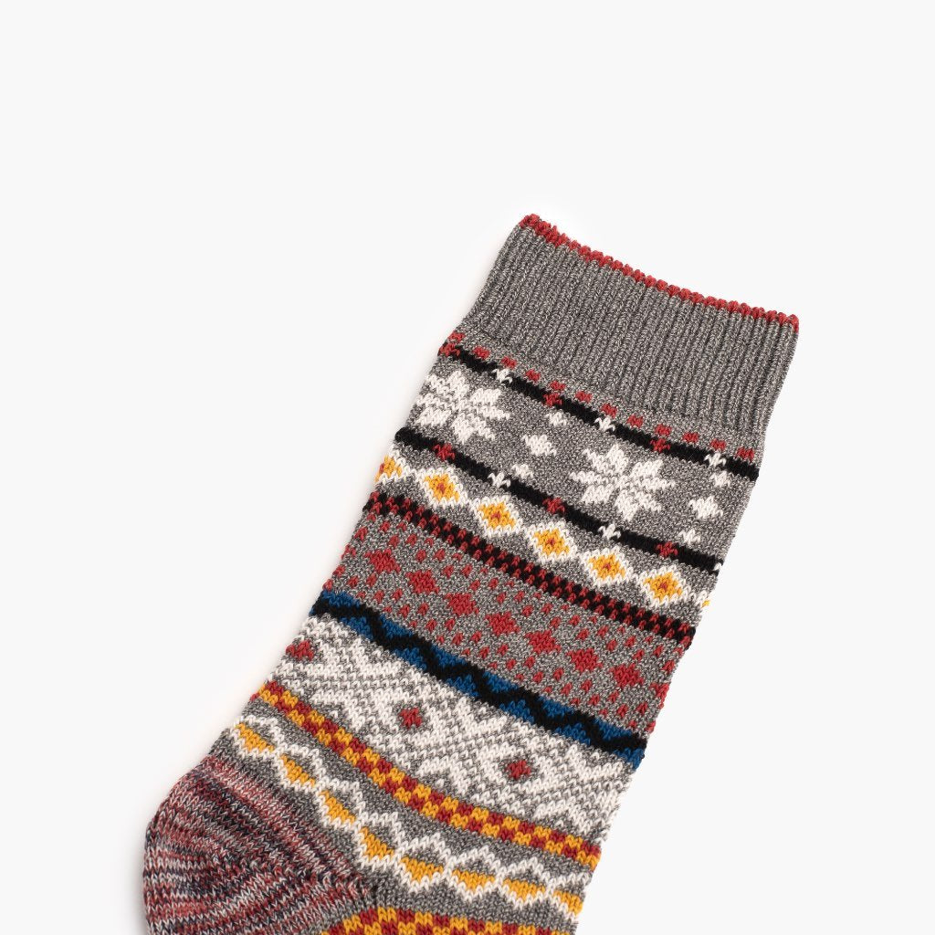 Women's Norwegian Sock | Heather Grey - Image 2