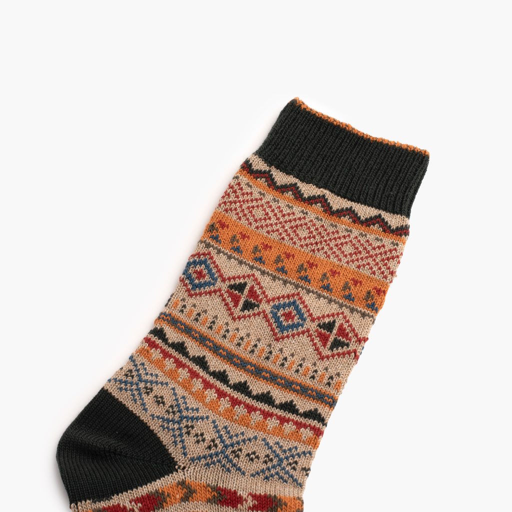 Women's Geo Sock | Ginger Spice - Image 2