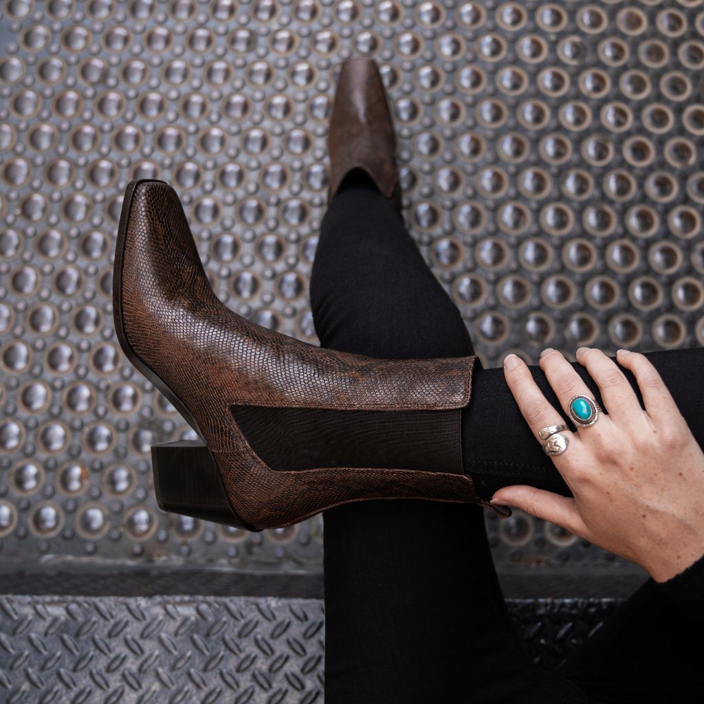 Soho | Chocolate Snake Print - Image 6