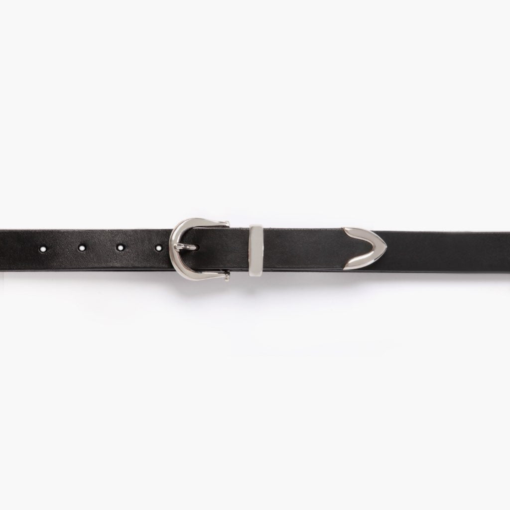 Women's Western Leather Belt | Black - Image 2